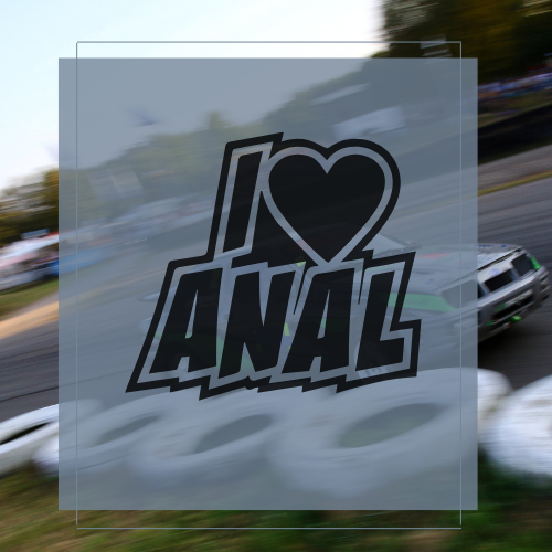 Sticker I love anal