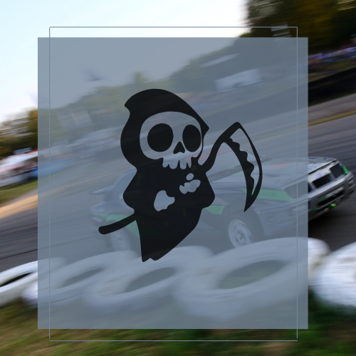 Sticker  death skull