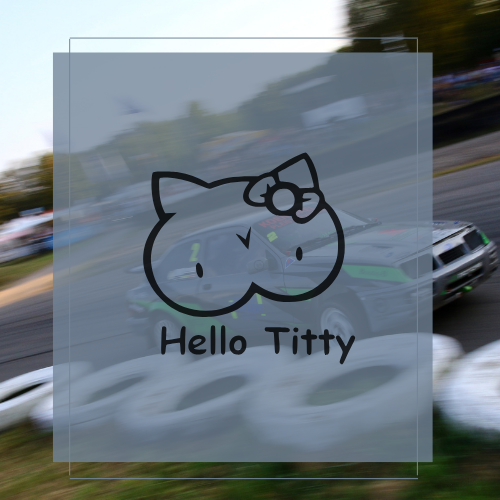 Sticker Hello titty
