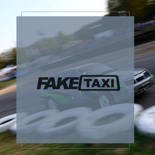 Sticker Fake taxi