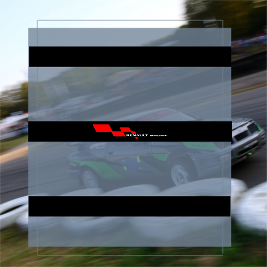 Zonneband Renault sport